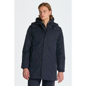 KABÁT GANT PADDED CAR COAT modrá S