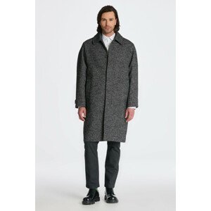 KABÁT GANT RELAXED FIT WOOL CARCOAT čierna M