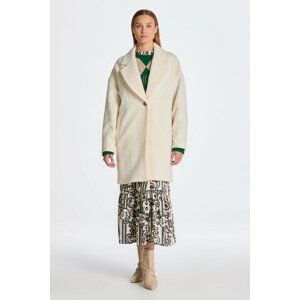 KABÁT GANT COCOON COAT biela XS