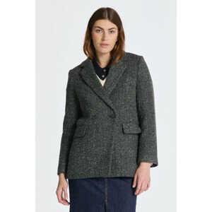 SAKO GANT REGULAR HERRINGBONE BLAZER šedá 36