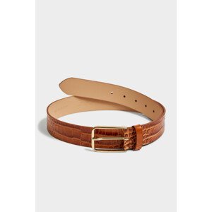 OPASOK GANT CROCO WAIST BELT hnedá 80