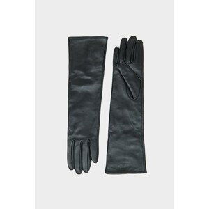 RUKAVICE GANT LONG LEATHER GLOVES čierna S