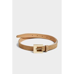 OPASOK GANT SLIM SUEDE BELT biela 100