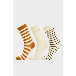 PONOŽKY 3-PACK GANT STRIPE RIB SOCKS 3-PACK biela 39/41