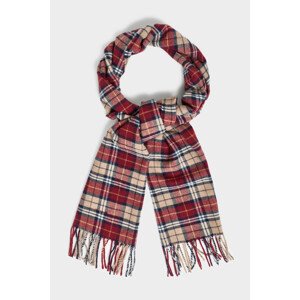 ŠÁL GANT MULTI CHECK SCARF červená None