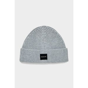 ČAPICA GANT UNISEX. COTTON RIB KNIT BEANIE šedá None