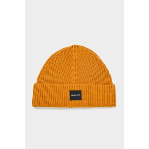 ČAPICA GANT UNISEX. COTTON RIB KNIT BEANIE hnedá None