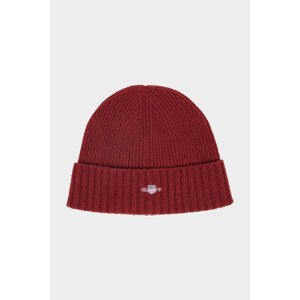 ČAPICA GANT UNISEX. SHIELD WOOL BEANIE červená None