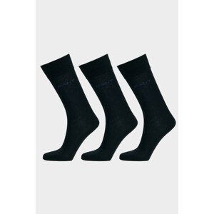 PONOŽKY 3-PACK GANT MERCERIZED COTTON SOCKS 3-PACK čierna 40/42