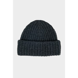 ČAPICA GANT RIBBED BEANIE šedá None