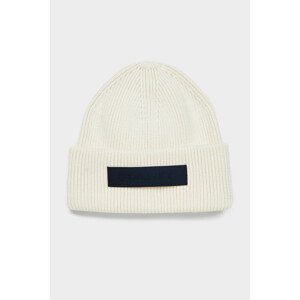 ČAPICA GANT UNISEX. RIBBED BEANIE biela None