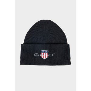 ČAPICA GANT ARCHIVE SHIELD COTTON BEANIE čierna None