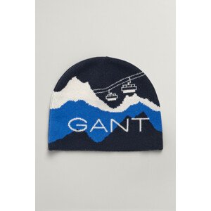 ČAPICA GANT GRAPHIC BEANIE modrá L/XL