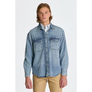 KOŠEĽA GANT OS DENIM SHIRT modrá S