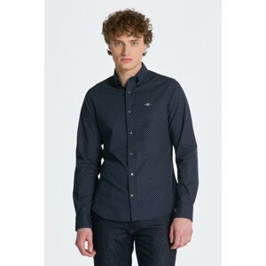 KOŠEĽA GANT SLIM MICRO PRINT SHIRT modrá S