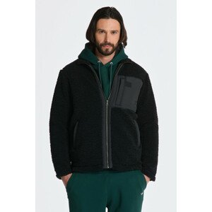 MIKINA GANT FLEECE JACKET čierna M