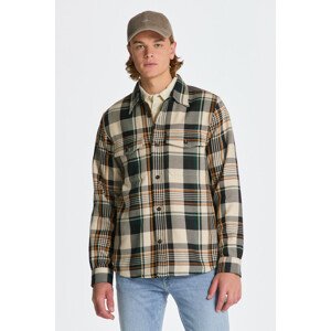 KOŠEĽA GANT HEAVY TWILL CHECK OVERSHIRT biela S