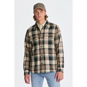 KOŠEĽA GANT HEAVY TWILL CHECK OVERSHIRT biela M