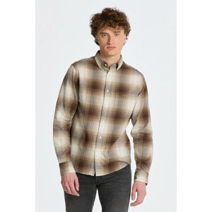 KOŠEĽA GANT REG UT SHADOW CHECK FLANNEL SHIRT hnedá S