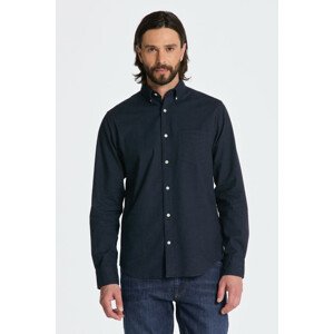 KOŠEĽA GANT REG FLANNEL MELANGE SHIRT modrá S