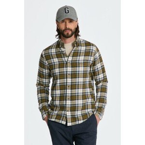 KOŠEĽA GANT REG FLANNEL CHECK SHIRT zelená M