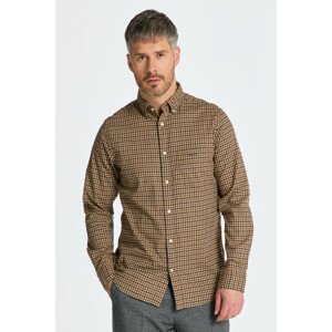 KOŠEĽA GANT REG TWILL MICRO MULTI CHECK SHIRT hnedá S