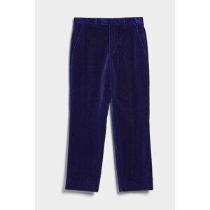 NOHAVICE GANT VELVET SUIT PANTS modrá 48