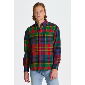 KOŠEĽA GANT REL TWILL CHECK SHIRT červená S