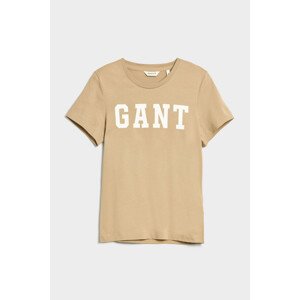 TRIČKO GANT REG GRAPHIC SS T-SHIRT hnedá XS