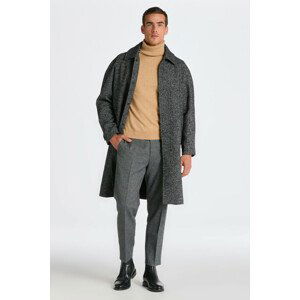 NOHAVICE GANT TAPERED HERRINGBONE PANTS čierna 50