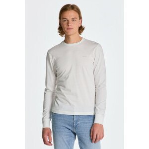 TRIČKO GANT SLIM MERC JERSEY LS T-SHIRT WHITE