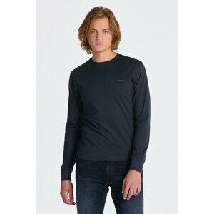 TRIČKO GANT SLIM MERC JERSEY LS T-SHIRT modrá XS