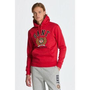 MIKINA GANT CREST SWEAT HOODIE červená S