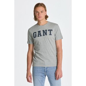 TRIČKO GANT MD. GANT SS T-SHIRT šedá S