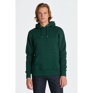 MIKINA GANT EMBOSSED SWEAT HOODIE zelená M