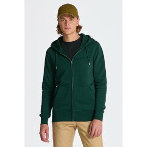 MIKINA GANT EMBOSSED FULL ZIP HOODIE zelená S