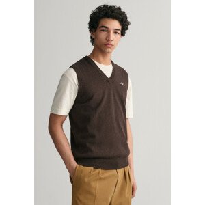 VESTA GANT CLASSIC COTTON SLIPOVER hnedá S