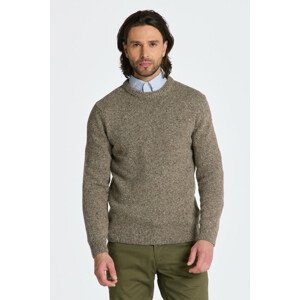 SVETER GANT WOOL NEPS C-NECK šedá S