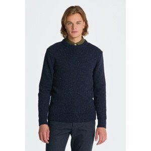 SVETER GANT WOOL NEPS C-NECK modrá 4XL