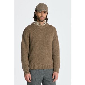 SVETER GANT WOOL BOUCLE C-NECK hnedá XXS