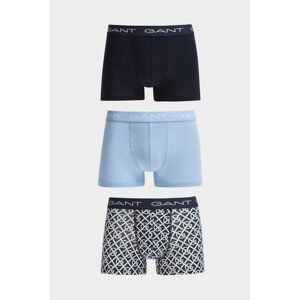 SPODNÁ BIELIZEŇ GANT G PATTERN TRUNK 3-PACK modrá XXL