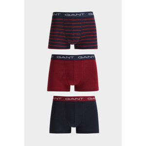 SPODNÁ BIELIZEŇ GANT STRIPE TRUNK 3-PACK modrá L