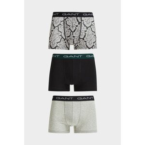 SPODNÁ BIELIZEŇ GANT PAISLEY PRINT TRUNK 3-PACK čierna S