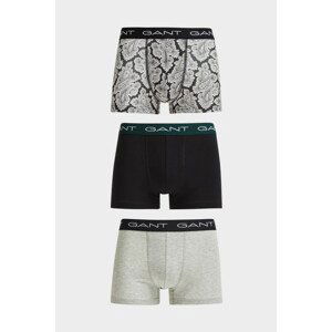 SPODNÁ BIELIZEŇ GANT PAISLEY PRINT TRUNK 3-PACK čierna L