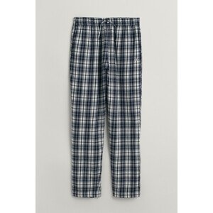 PYŽAMOVÉ NOHAVICE GANT SMALL CHECK PAJAMA PANTS modrá 134/140