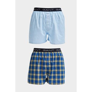 SPODNÁ BIELIZEŇ GANT BOXER SHORTS 2-PACK modrá L