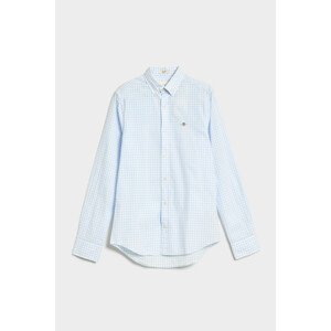 KOŠEĽA GANT SLIM POPLIN GINGHAM SHIRT modrá S