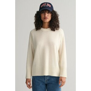 SVETER GANT CASHMERE C-NECK žltá M