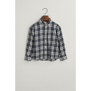 KOŠEĽA GANT REG. CHECK FLANELL SHIRT modrá 122/128