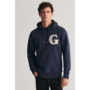 MIKINA GANT G GRAPHIC HOODIE modrá XL